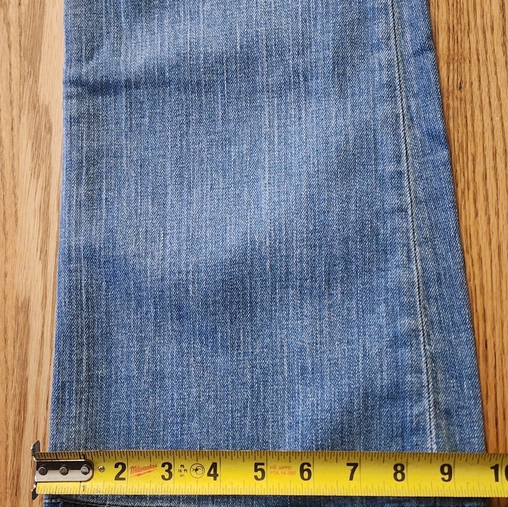 BKE Stella Tailored Boot Stretch Jean Low Rise Western Boho Size 31x33.5 - Picture 15 of 16